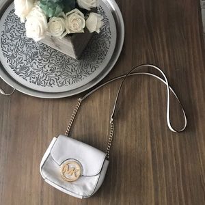 Rare MK Fulton Crossbody in Vanilla